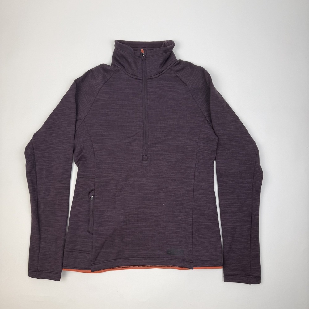 New Womens Stio Glide Power Stretch Half Zip Purple Fleece Pullover Size XSmall